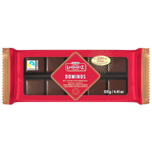 LAMBERTZ Lambertz Dominos Dark Chocolate, 125g 