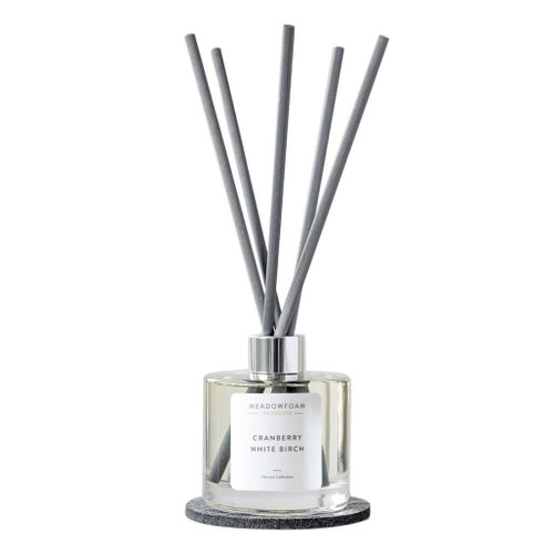 MEADOWFOAM Round Reed Diffuser - Cranberry White Birch, 200ml 