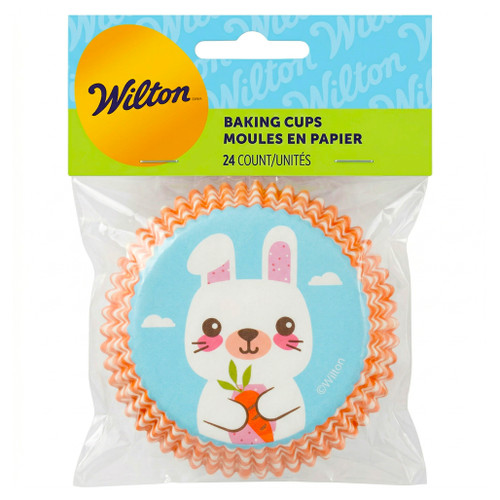Easter Baking Cups - Gingham Bunny, 24-Piece