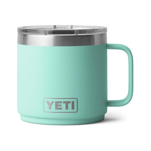 YETI Rambler 414 ml Stackable Mug - Ceramic Lining, Seafoam 