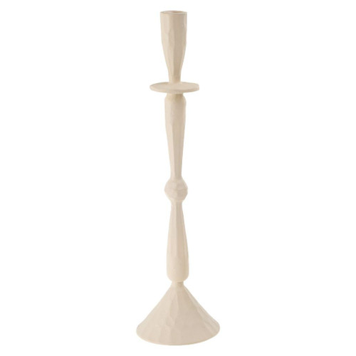 INDABA Imani Candle Holder - Creamy Neutral, 4 x 15-in 