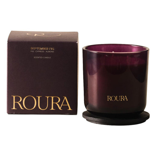 ROURA Icons Scented Candle - September Fig, 3 Wick 