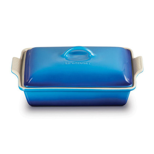LE CREUSET Blueberry Rectangular Covered Casserole - Stoneware, 3.8L 