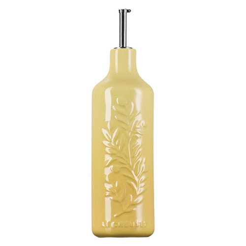 LE CREUSET Camomille Olive Branch Oil Cruet - Stoneware, 0.6L 