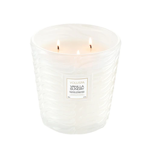 Capsule 3-Wick Hearth Candle - Vanilla Sunday, 38oz