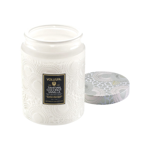 Japonica Large Jar Candle - Tahitian Coconut Vanilla, 18oz