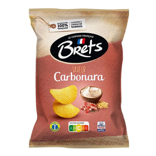BRETS Carbonara - Flavoured Chips, 125g 