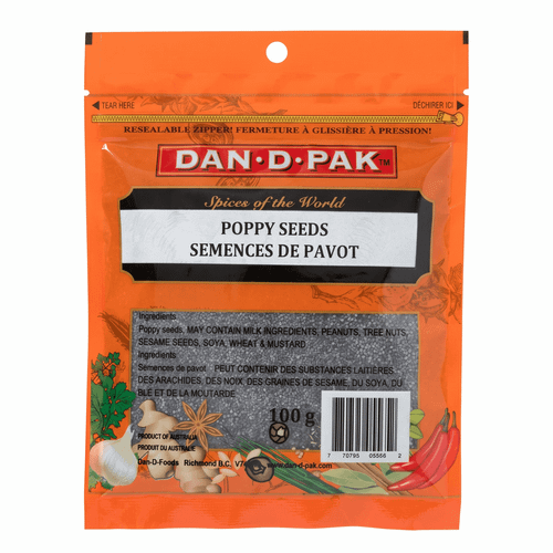 DAN D PAK Poppy Seeds, 100g 