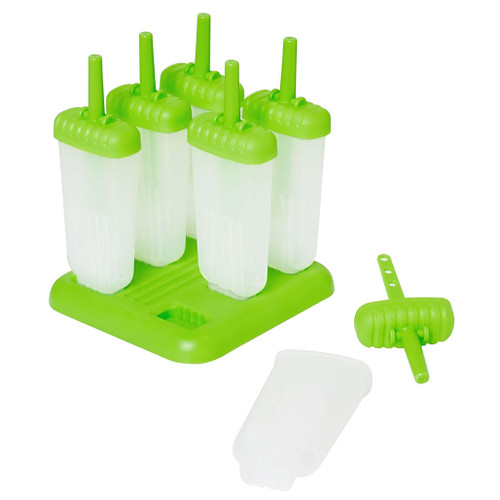 Groovy Pop Molds – Spring Green, Set of 6