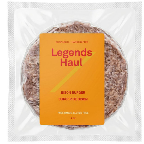 LEGEND'S HAUL Bison Burger, 2 x 4oz ❆ 