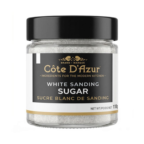 CÔTE D'AZUR Sanding Sugar - White, 110g 