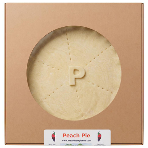 KRAUSE BERRY FARMS Peach Pie - Frozen, 10-in  ❆ 