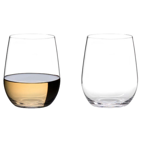 RIEDEL The O Wine Tumbler - Viognier + Chardonnay, Box of 2 