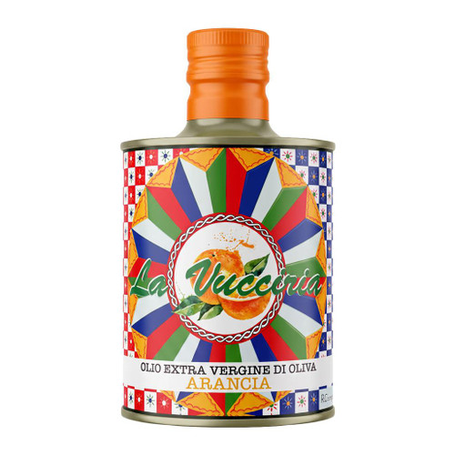 LA VUCCIRIA Extra Virgin Olive Oil - Orange-Flavoured, 250ml 