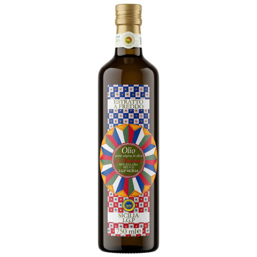 LA VUCCIRIA Nocellara Del Belice Extra Virgin Olive Oil - Sicily PGI, 750ml 