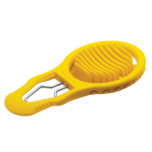 DREAMFARM Eggler - Egg Cracker + Peeler & Slicer, Yellow 