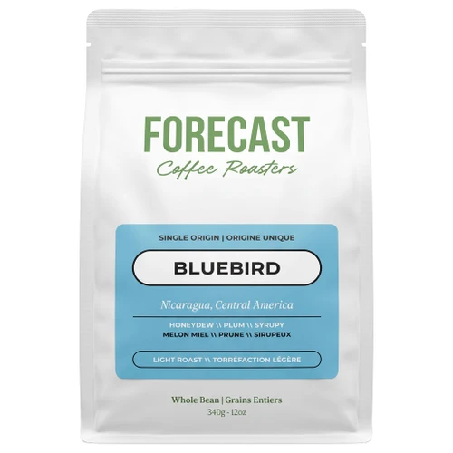 Bluebird Single Origin Whole Bean - Light Roast, 340g