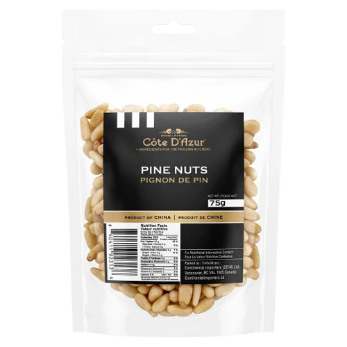 CÔTE D'AZUR Pine Nuts - Raw Shelled, 75g 