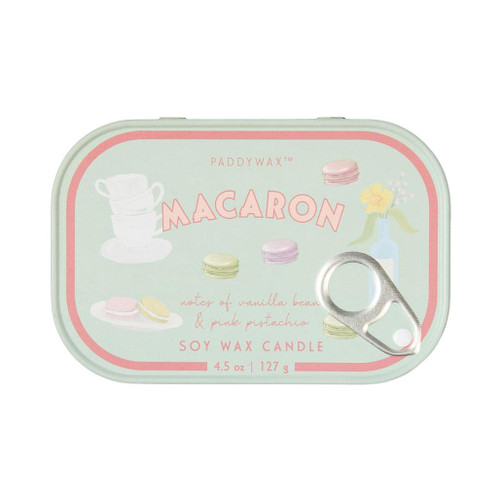 PADDYWAX Macaron Soy Wax Candle - Bistro Tin, 127g 