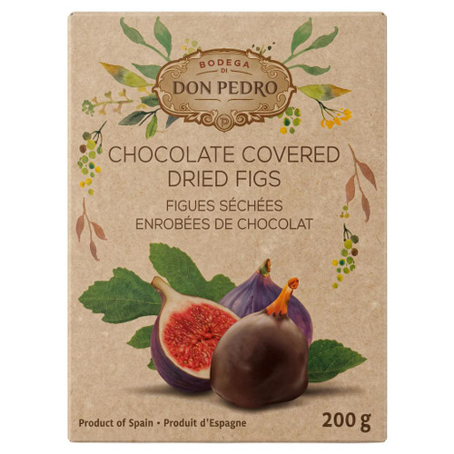 DON PEDRO Chocolate Covered Dried Figs, 200g 