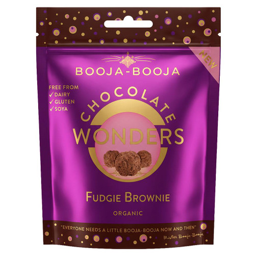 BOOJA BOOJA Fudgie Brownie Chocolate Wonders - Organic, 65g 