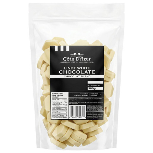 COTE D'AZUR Lindt White Chocolate Wafers, 500g 