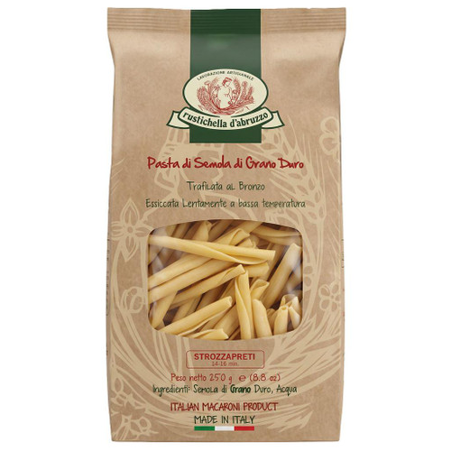 RUSTICHELLA D'ABRUZZO Strozzapreti Pasta, 250g 