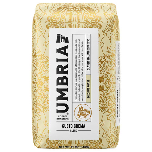 UMBRIA COFFEE ROASTER Gusto Creama Medium Roast, 340g