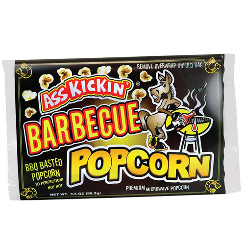 ASS KICKIN' Barbecue - Premium Microwave Popcorn, 3.5oz ASS KICKIN' Barbecue - Premium Microwave Popcorn, 3.5oz