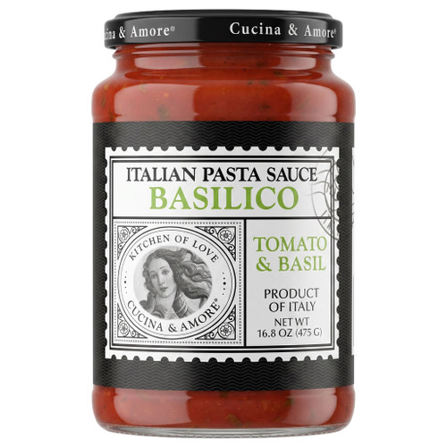 Basilico Pasta Sauce - Basil & Garlic, 16.8oz