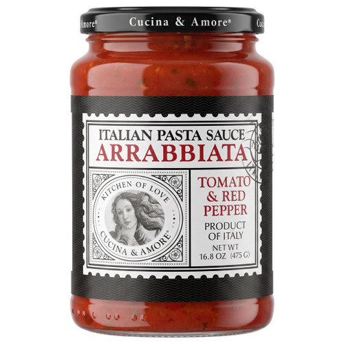 Arrabbiata Pasta Sauce - Tomato & Red Pepper, 16.8oz