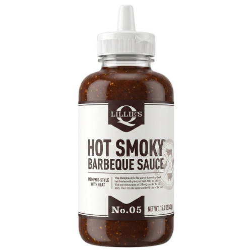 Hot Smoky BBQ Sauce No 5 - Squeeze Bottle, 15.4oz