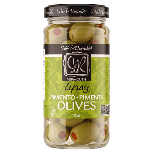 SABLE & ROSENFELD Tipsy Olives with Pimento Paste, 250ml 