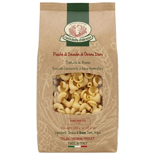 RUSTICHELLA D'ABRUZZO Torchietti Pasta, 500g 