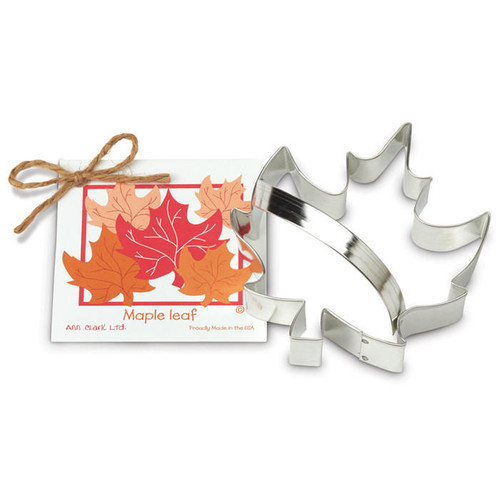 ANN CLARK Maple Leaf Cookie Cutter - Traditional, 5.5-in