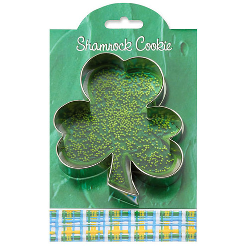 ANN CLARK Shamrock Cookie Cutter, 4.37-in