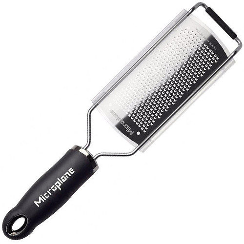 MICROPLANE Fine Grater Black - Gourmet Series, 12-in