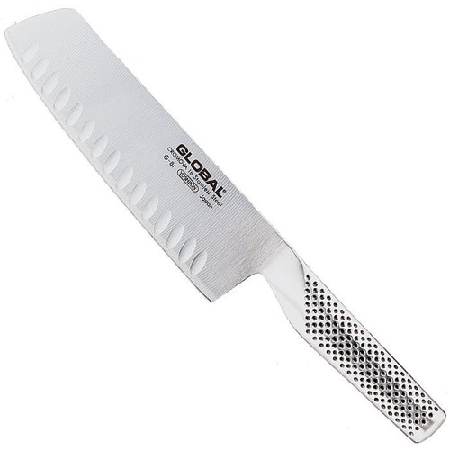 GLOBAL Vegetable Knife Hollow Edge - G Series, 7-in