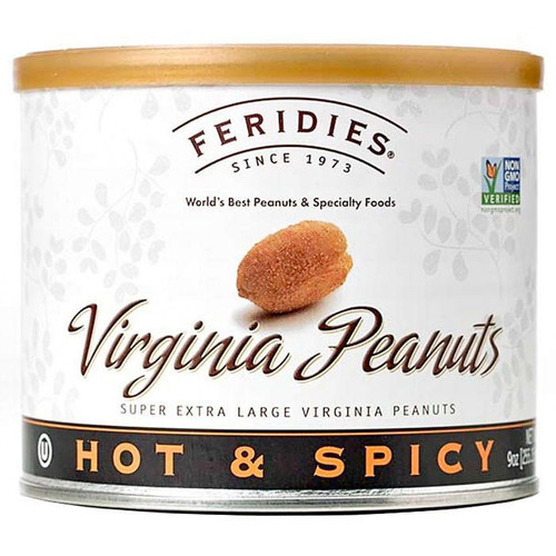 Hot & Spicy Virginia Peanuts, 9oz - The Gourmet Warehouse