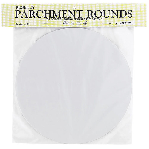 REGENCY Parchment Paper - 10-in Round, Set of 24