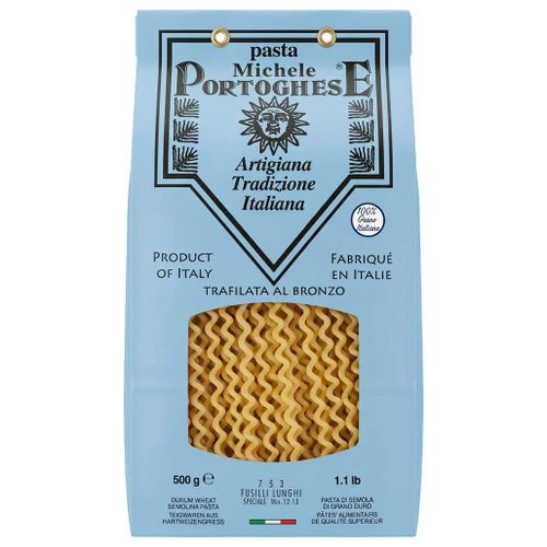 MICHELE PORTOGHESE Fusilli Lunghi Pasta, No 753, 500g 