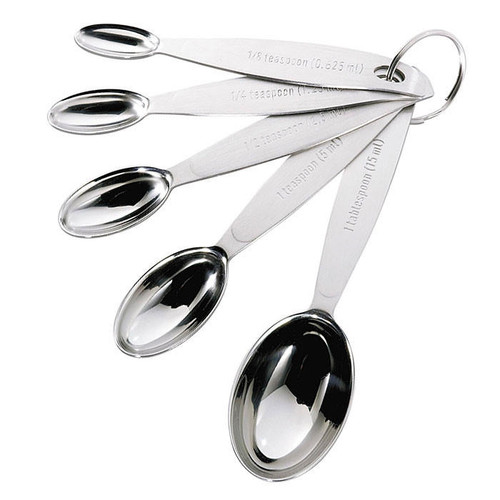 Shetler's 6-Piece Stainless Steel Measuring Scoop Set - Accurate Kitchen Measuring Spoons