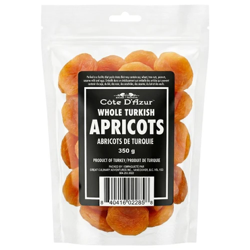 COTE D'AZUR Apricots - Turkish Whole Dried, 350g 