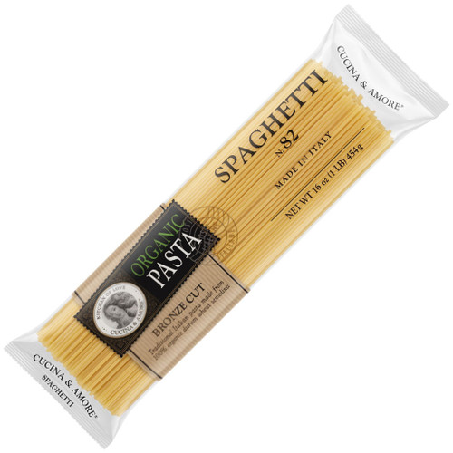 Spaghetti Organic Pasta - Bronze Cut No 82, 454g