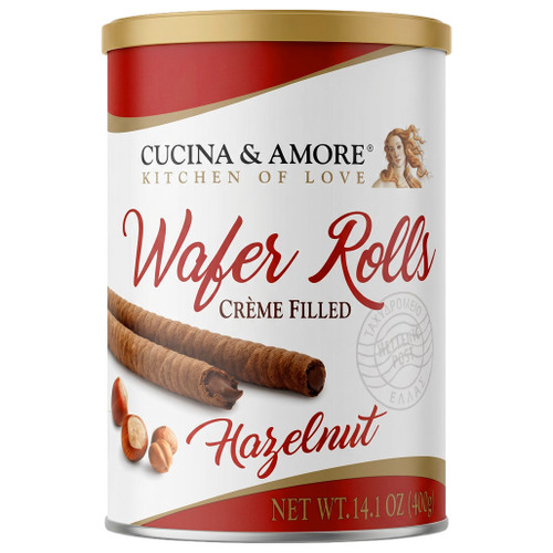 Wafer Rolls Cream Filled - Hazelnut, 400g