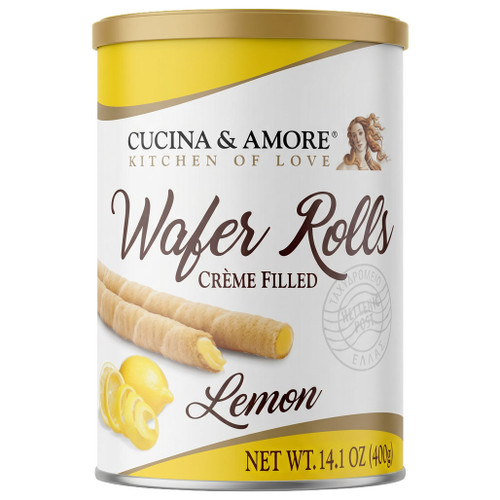 Wafer Rolls Cream Filled - Lemon, 400g