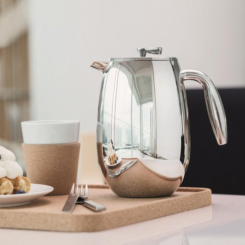 Columbia French Press Coffee Maker - Double Wall, 8 Cup - The