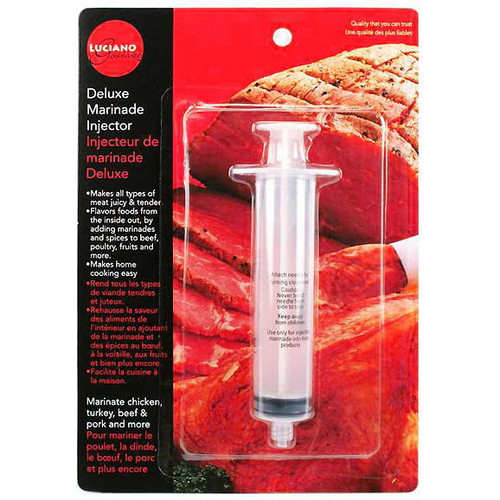 LUCIANO Deluxe Marinade Injector, 5.7-in