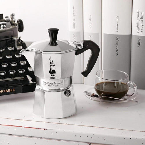 Moka Express Stovetop Coffee Maker, 3 Cup - The Gourmet Warehouse