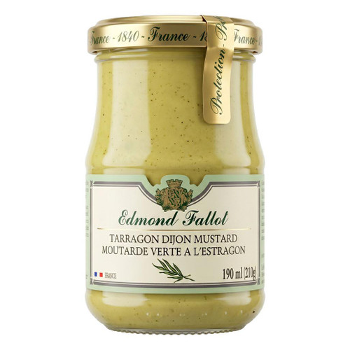EDMOND FALLOT Tarragon Dijon Mustard, 190ml 